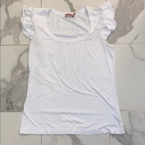 Juicy Couture ruffle sleeve top final price